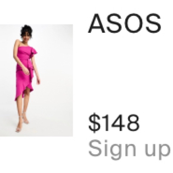 One shoulder ruffle dress - Picture 6 of 6